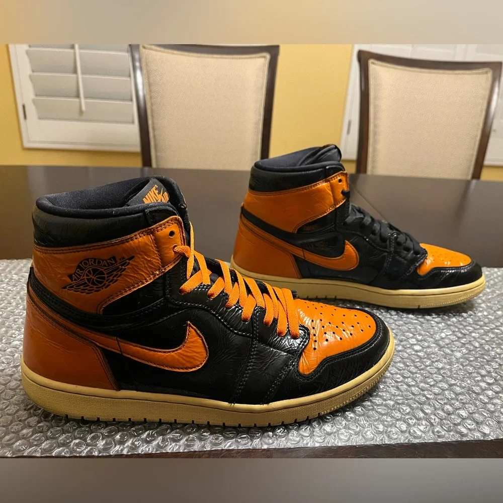 Nike Air Jordan 1 High Retro OG Shattered Backboard Sneaker Shoes Size US 11 - Picture 3 of 14